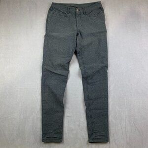 Lululemon Mens 31 Gray Heathered Chino ABC Pant Skinny Tech Canvas Tapered 31x34